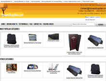 Tablet Screenshot of moverssupplies.com